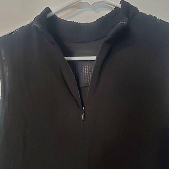 Zara Black Sheer Tunic Tank Top XS - Picture 7 of 13